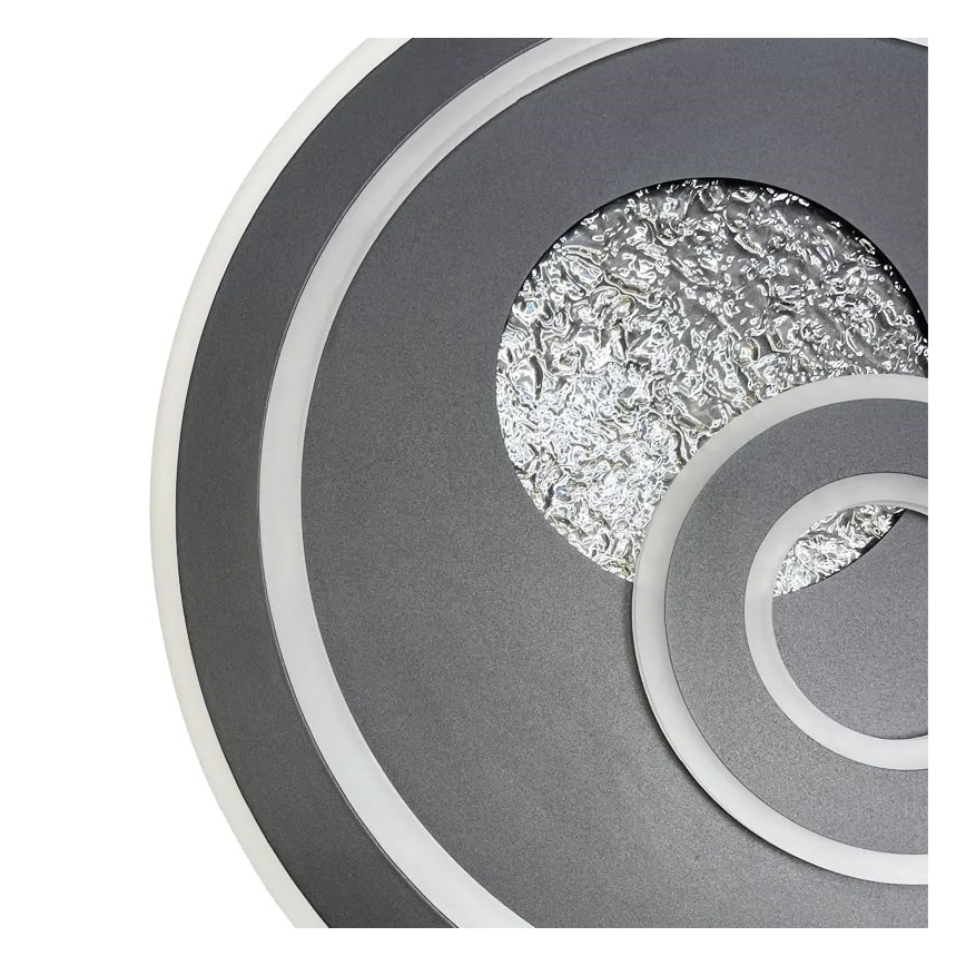 LED Prigušiva plafonjera LED/95W/230V 3000-6500K crno + Daljinski upravljač