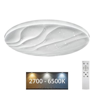 LED Prigušiva plafonjera LIKA LED/60W/230V 2700-6500K pr. 58 cm + Daljinski upravljač