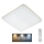 LED Prigušiva plafonjera MANA LED/36W/230V 2700-6500K 43x43 cm + Daljinski upravljač