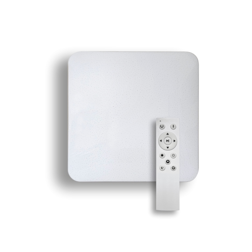 LED Prigušiva plafonjera MANA LED/36W/230V 2700-6500K 43x43 cm + Daljinski upravljač