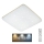 LED Prigušiva plafonjera MANA LED/60W/230V 2700-6500K 53x53 cm + Daljinski upravljač