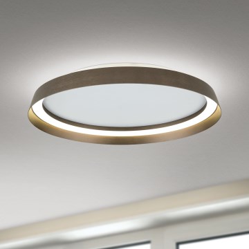 LED Prigušiva plafonjera MANTA LED/38W/230V 2700/3000/4000K pr. 45 cm braon