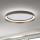 LED Prigušiva plafonjera MANTA LED/38W/230V 2700/3000/4000K pr. 45 cm braon