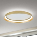 LED Prigušiva plafonjera MANTA LED/38W/230V 2700/3000/4000K pr. 45 cm zlatna