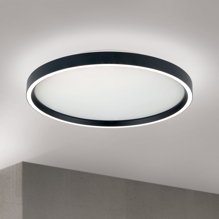 LED Prigušiva plafonjera MASCA LED/36W/230V 2700/3350/4000K pr. 40 cm crno
