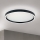 LED Prigušiva plafonjera MASCA LED/36W/230V 2700/3350/4000K pr. 40 cm crno