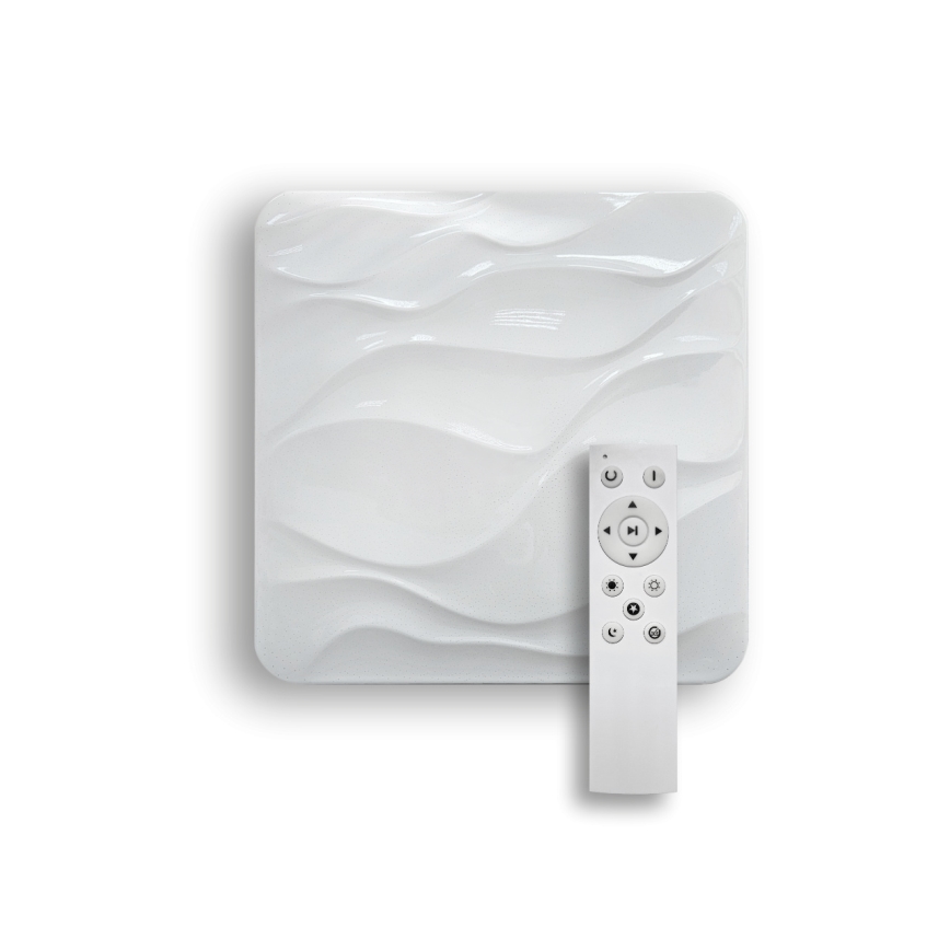 LED Prigušiva plafonjera NERIS LED/60W/230V 2700-6500K 53x53 cm + Daljinski upravljač