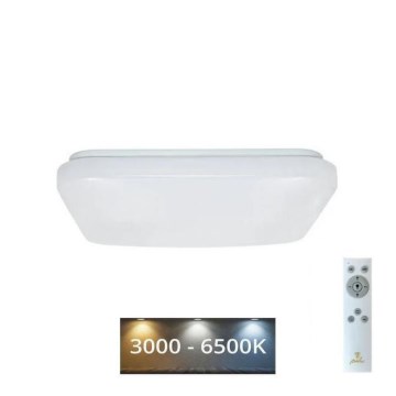 LED Prigušiva plafonjera OPAL LED/36W/230V 3000-6500K + Daljinski upravljač