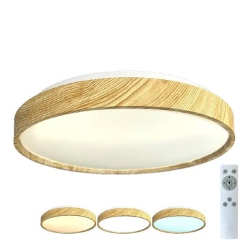 LED Prigušiva plafonjera OPAL LED/36W/230V 3000-6500K pr. 40 cm + Daljinski upravljač