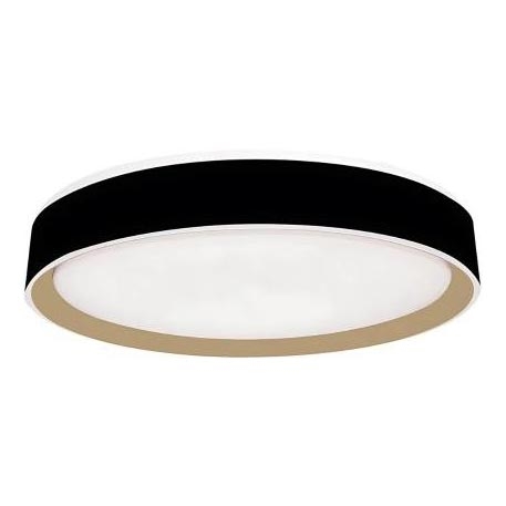 LED Prigušiva plafonjera sa glasovnim upravljanjem OPAL LED/48W/230V 2700-6500K crno + Daljinski upravljač