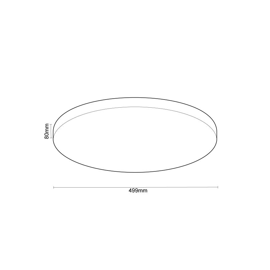 LED Prigušiva plafonjera sa glasovnim upravljanjem OPAL LED/48W/230V 2700-6500K bela + Daljinski upravljač
