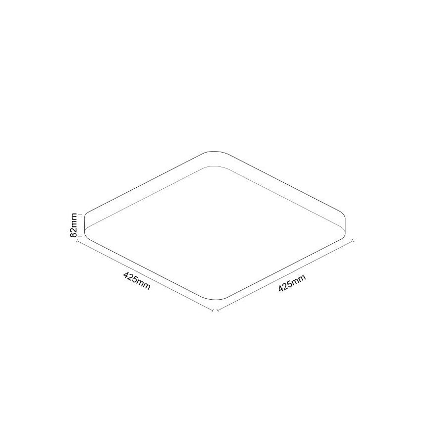 LED Prigušiva plafonjera sa glasovnim upravljanjem OPAL LED/48W/230V 2700-6500K bela + Daljinski upravljač