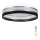 LED Prigušiva plafonjera SMART CORAL LED/24W/230V crno/bela + Daljinski upravljač