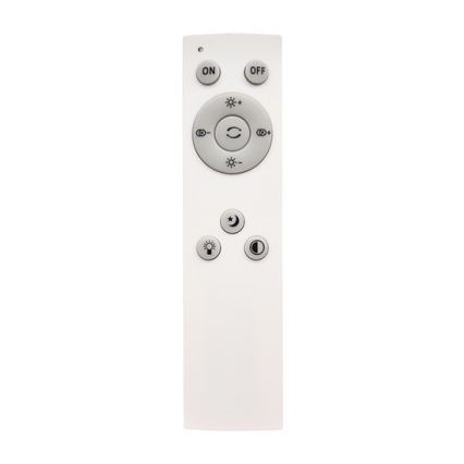 LED Prigušiva plafonjera SMART CORAL LED/24W/230V crno/bela + Daljinski upravljač