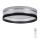LED Prigušiva plafonjera SMART CORAL LED/24W/230V crno/sivo + Daljinski upravljač