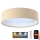LED Prigušiva plafonjera SMART GALAXY LED/36W/230V pr. 55 cm 2700-6500K Wi-Fi Tuya bež/bela + Daljinski upravljač