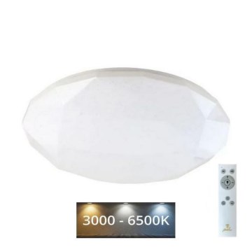 LED Prigušiva plafonjera STAR LED/48W/230V 3000-6500K + Daljinski upravljač