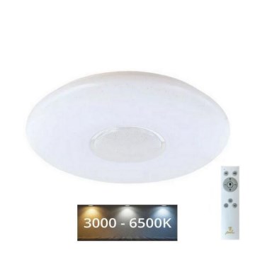 LED Prigušiva plafonjera STAR LED/48W/230V 3000-6500K + Daljinski upravljač