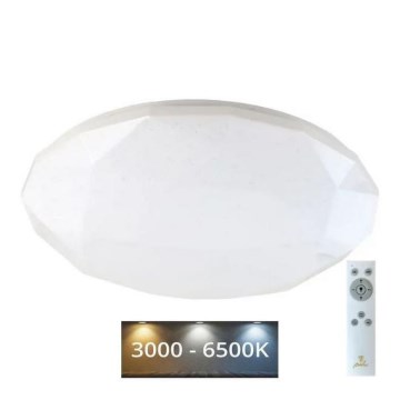LED Prigušiva plafonjera STAR LED/60W/230V 3000-6500K + Daljinski upravljač