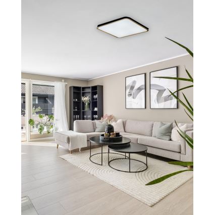 LED Prigušiva plafonjera UNA LED/60W/230V 2700-6500K 50x50 cm + Daljinski upravljač