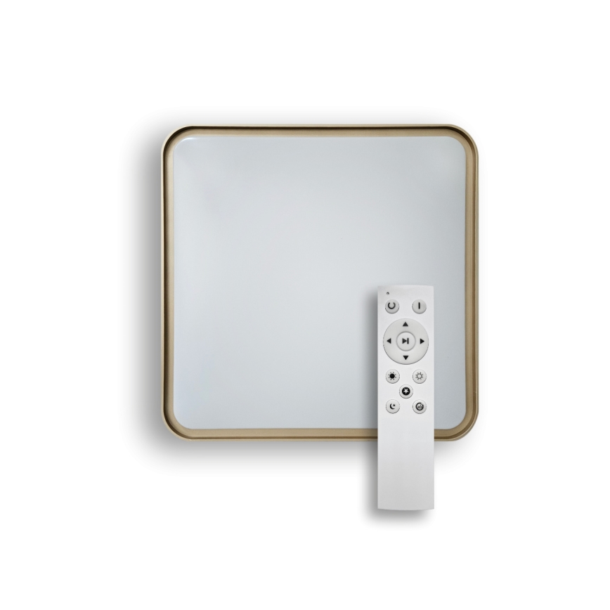 LED Prigušiva plafonjera UNA LED/60W/230V 2700-6500K 50x50 cm + Daljinski upravljač