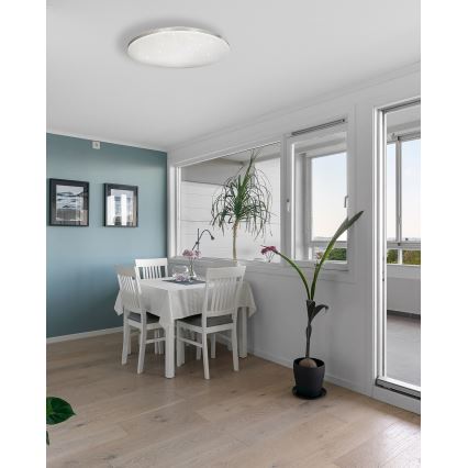 LED Prigušiva plafonjera VENTA LED/36W/230V 2700-6500K pr. 48 cm + Daljinski upravljač