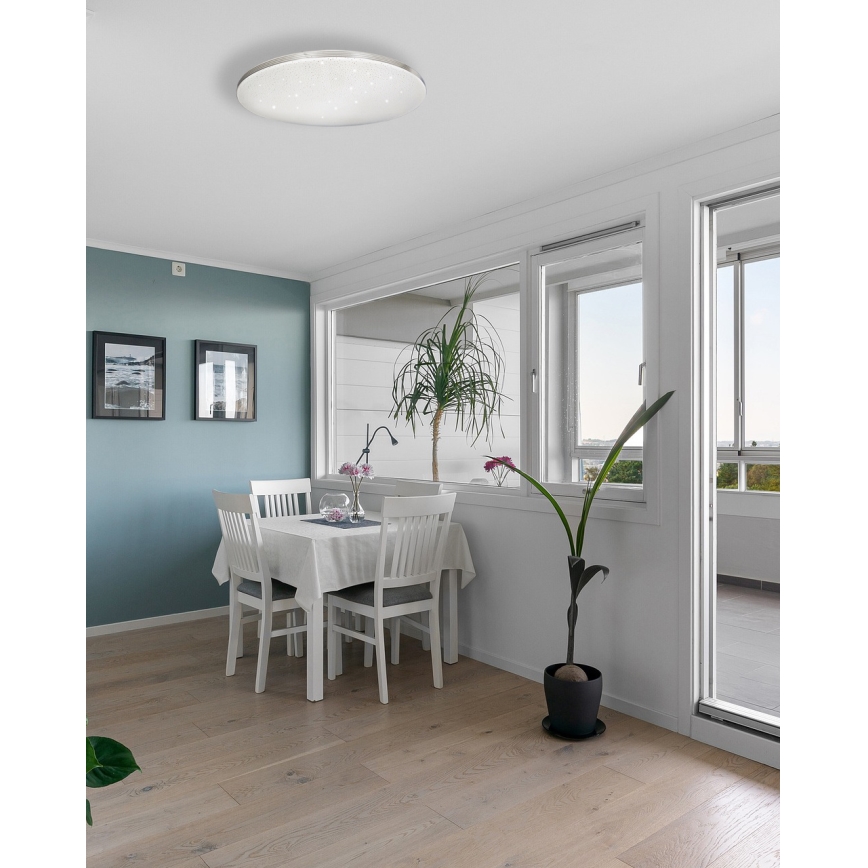 LED Prigušiva plafonjera VENTA LED/36W/230V 2700-6500K pr. 48 cm + Daljinski upravljač