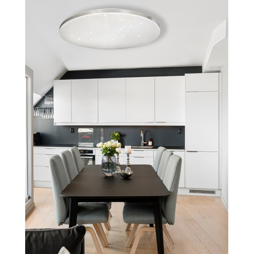 LED Prigušiva plafonjera VENTA LED/60W/230V 2700-6500K pr. 58 cm + Daljinski upravljač