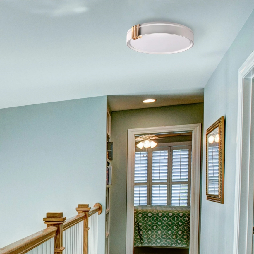 LED Prigušiva plafonjera za kupatilo ARLETTA LED/48W/230V pr. 38 cm 3000-6000K IP44 + Daljinski upravljač
