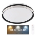 LED Prigušiva plafonjera za kupatilo BARBARA LED/72W/230V pr. 48,5 cm 3000-6000K IP44 + Daljinski upravljač