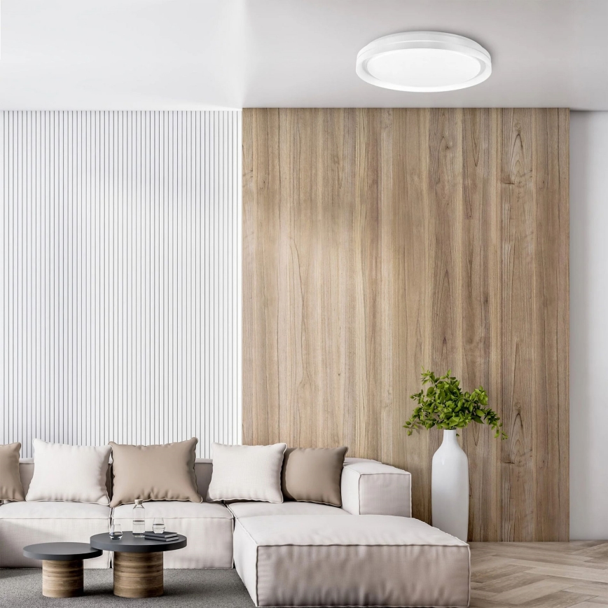 LED Prigušiva plafonjera za kupatilo ELIZA LED/48W/230V pr. 38,5 cm 3000-6000K IP44 + Daljinski upravljač