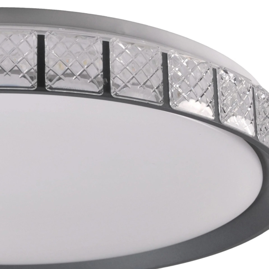 LED Prigušiva plafonjera za kupatilo NINA LED/72W/230V pr. 49 cm 3000-6000K IP44 + Daljinski upravljač