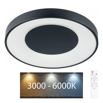 LED Prigušiva plafonjera za kupatilo WITOLD LED/72W/230V pr. 48 cm 3000-6000K IP44 + Daljinski upravljač