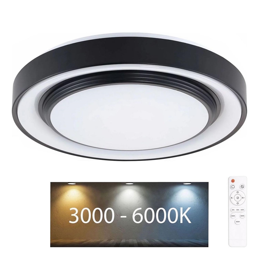 LED Prigušiva plafonjera za kupatilo ZYGMUNT LED/72W/230V pr. 48,5 cm 3000-6000K IP44 + Daljinski upravljač