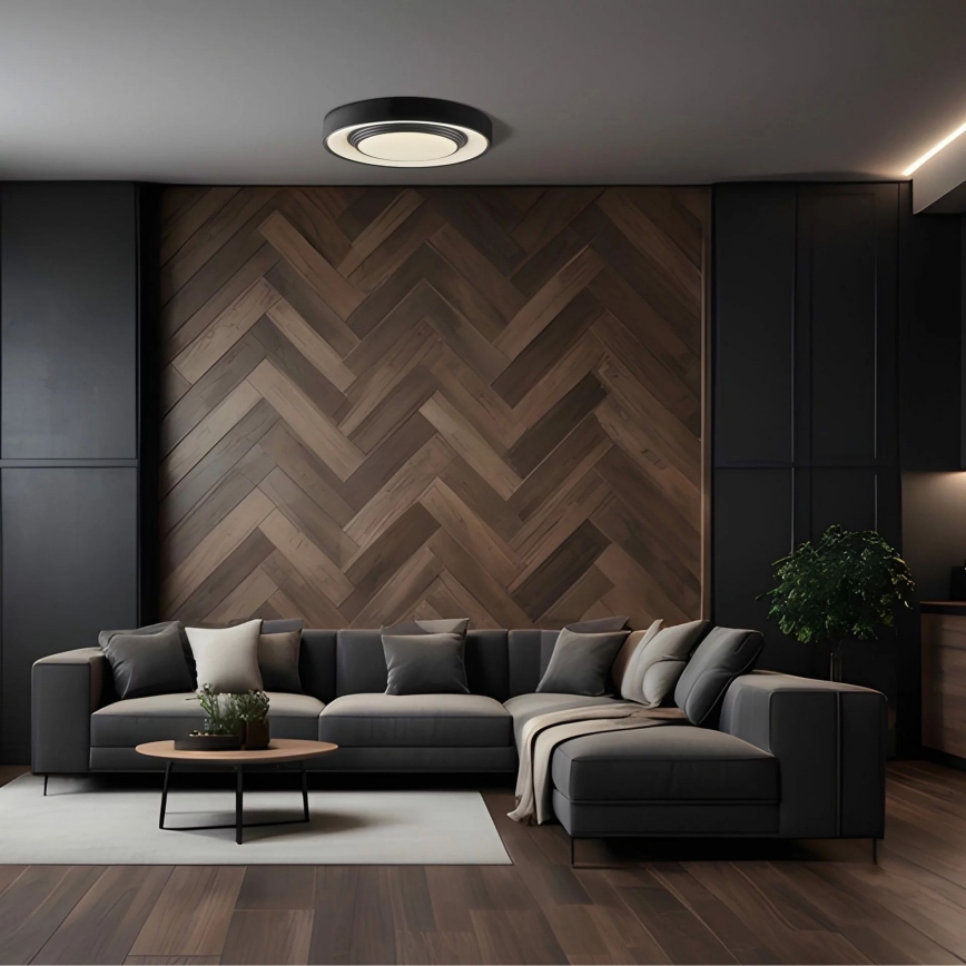 LED Prigušiva plafonjera za kupatilo ZYGMUNT LED/72W/230V pr. 48,5 cm 3000-6000K IP44 + Daljinski upravljač