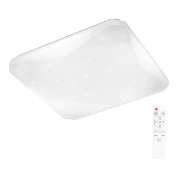 LED prigušiva plafonska lampa KASTOR sa daljinskim upravljačem LED/72W/230V
