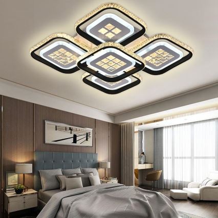 LED prigušiva plafonska lampa LED/180W/230V 3000-6500K + daljinski upravljač