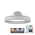 LED prigušiva plafonska lampa LED/86W/230V 3000-6500K bela + daljinski upravljač