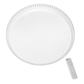 LED prigušiva plafonska svetiljka CRUZ sa daljinskim upravljačem 1xLED/66W/230V 3300lm