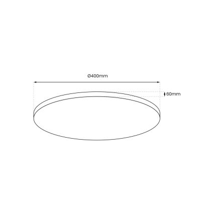 LED prigušiva stropna svetiljka LAYLA LED/33W/230V 3000/4000/6000K zlatna + daljinski upravljač
