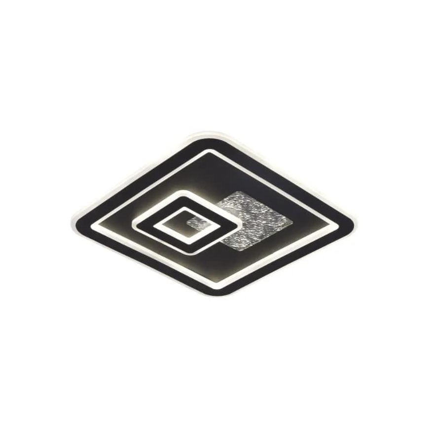 LED prigušiva stropna svetiljka LED/110W/230V 3000-6500K crna + daljinski upravljač