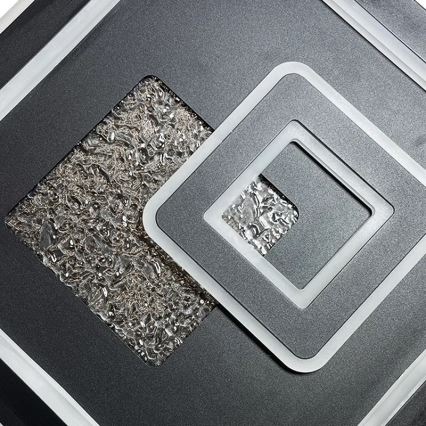 LED prigušiva stropna svetiljka LED/110W/230V 3000-6500K crna + daljinski upravljač