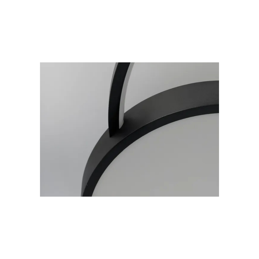 LED prigušiva stropna svetiljka LED/60W/230V 3000-6500K crna + daljinski upravljač