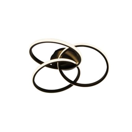 LED prigušiva stropno svetlo LED/70W/230V 3000-6500K crno + daljinski upravljač