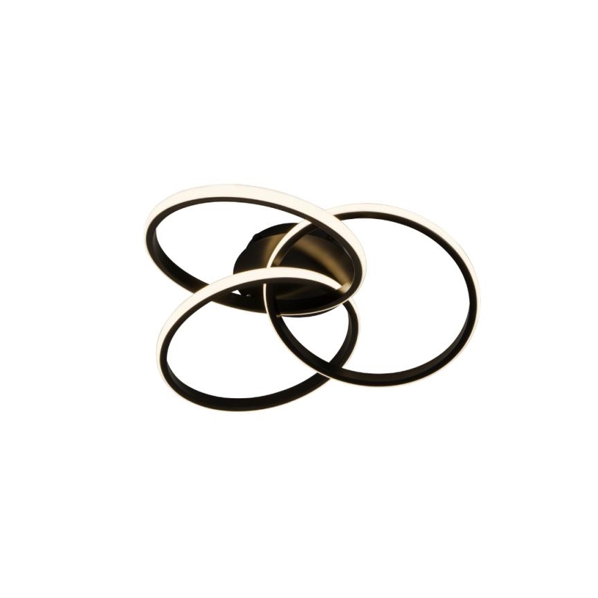 LED prigušiva stropno svetlo LED/70W/230V 3000-6500K crno + daljinski upravljač