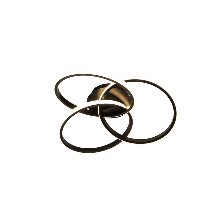 LED prigušiva stropno svetlo LED/70W/230V 3000-6500K crno + daljinski upravljač