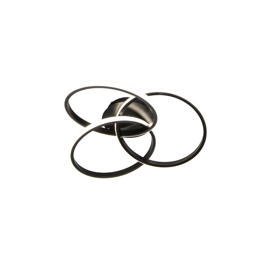 LED prigušiva stropno svetlo LED/70W/230V 3000-6500K crno + daljinski upravljač