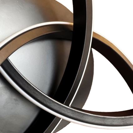 LED prigušiva stropno svetlo LED/70W/230V 3000-6500K crno + daljinski upravljač