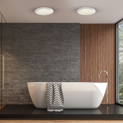 LED prigušiva stropna svetiljka ONTARIO LED/24W/230V 3000-6000K + daljinski upravljač