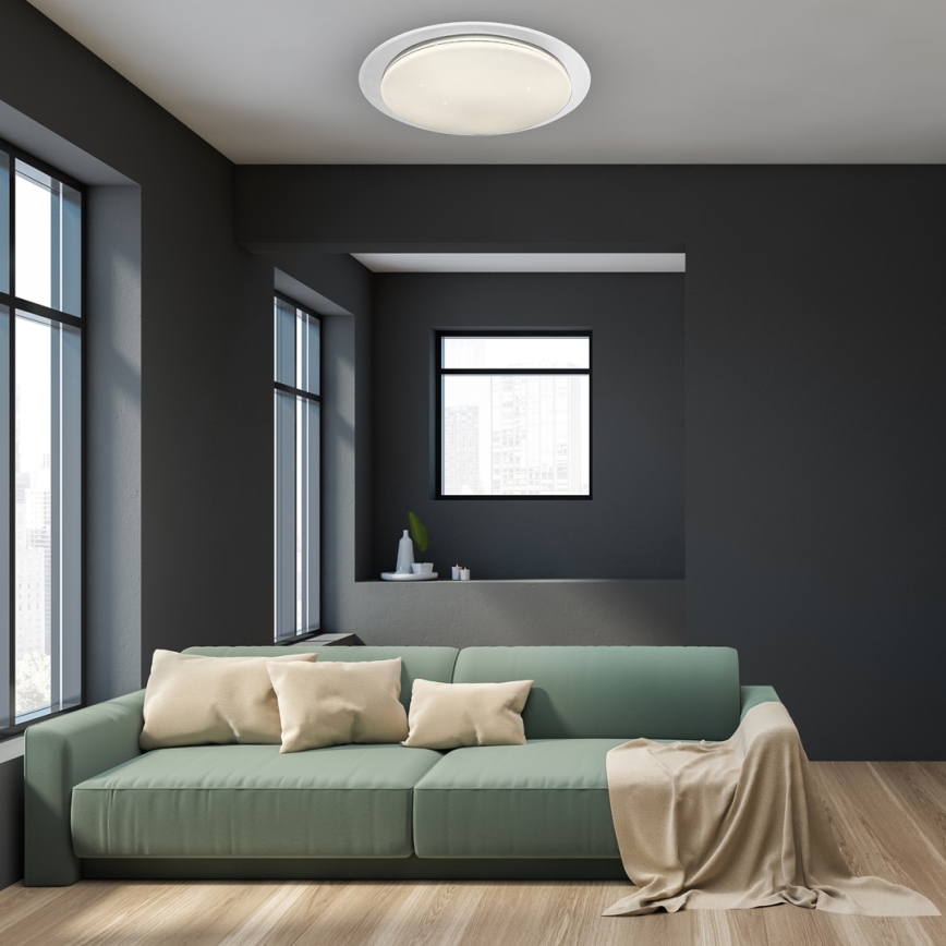 LED prigušiva plafonska svetiljka ONTARIO LED/80W/230V 3000-6000K + daljinski upravljač